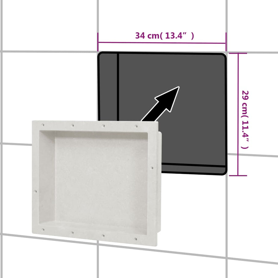 Douchenis 41x51x10 cm matwit