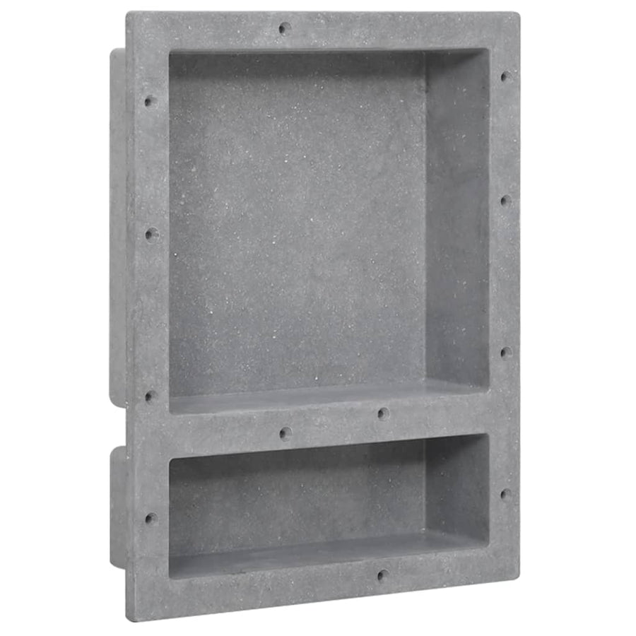 Douchenis 41X36X10 Cm Matgrijs