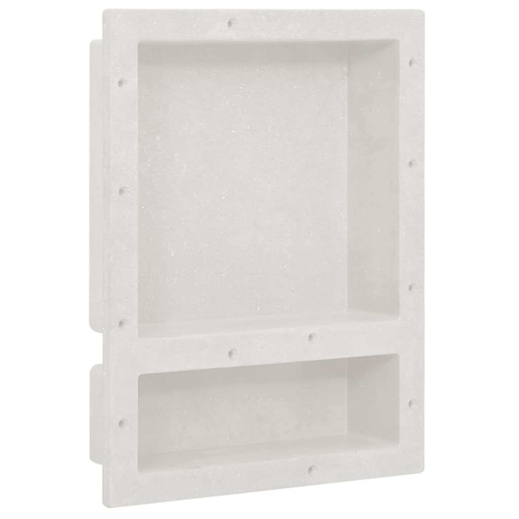 Douchenis Met 2 Vakken Mat 41 x 51 x 10 cm