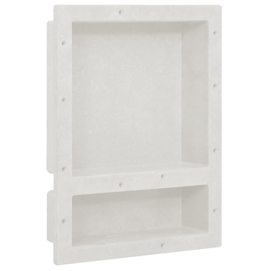 Douchenis Met 2 Vakken Mat 41 x 51 x 10 cm