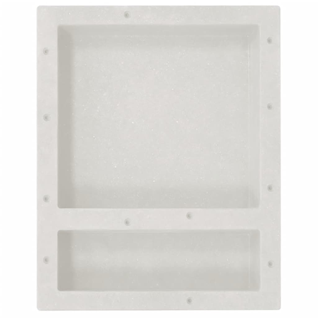 Douchenis Met 2 Vakken Mat 41 x 51 x 10 cm