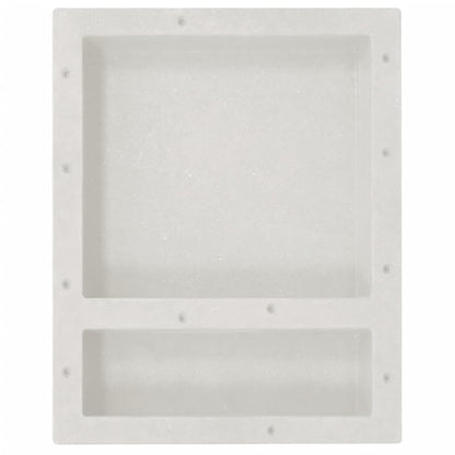 Douchenis Met 2 Vakken Mat 41 x 51 x 10 cm