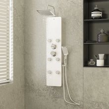 Douchepaneel 25X47,5X130 Cm Glas Wit