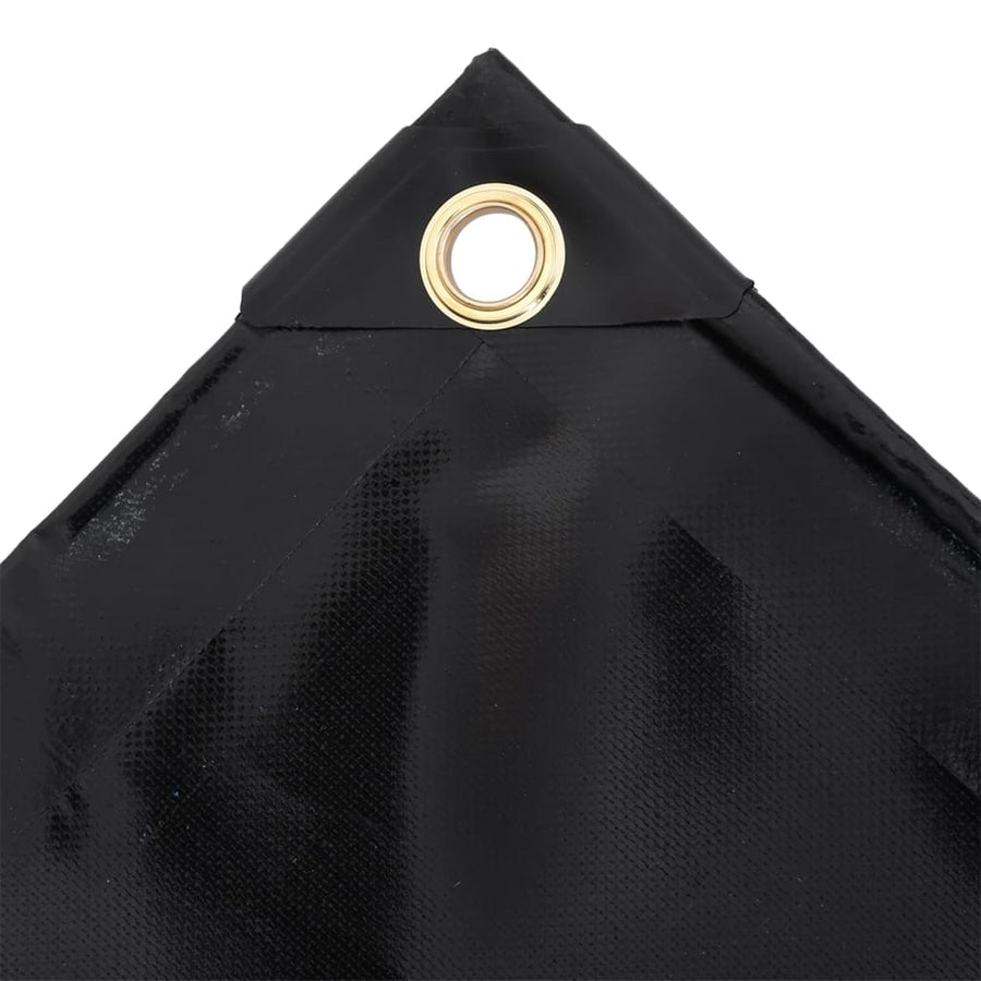Dekzeil 650 G/M² Zwart 4 x 8 m