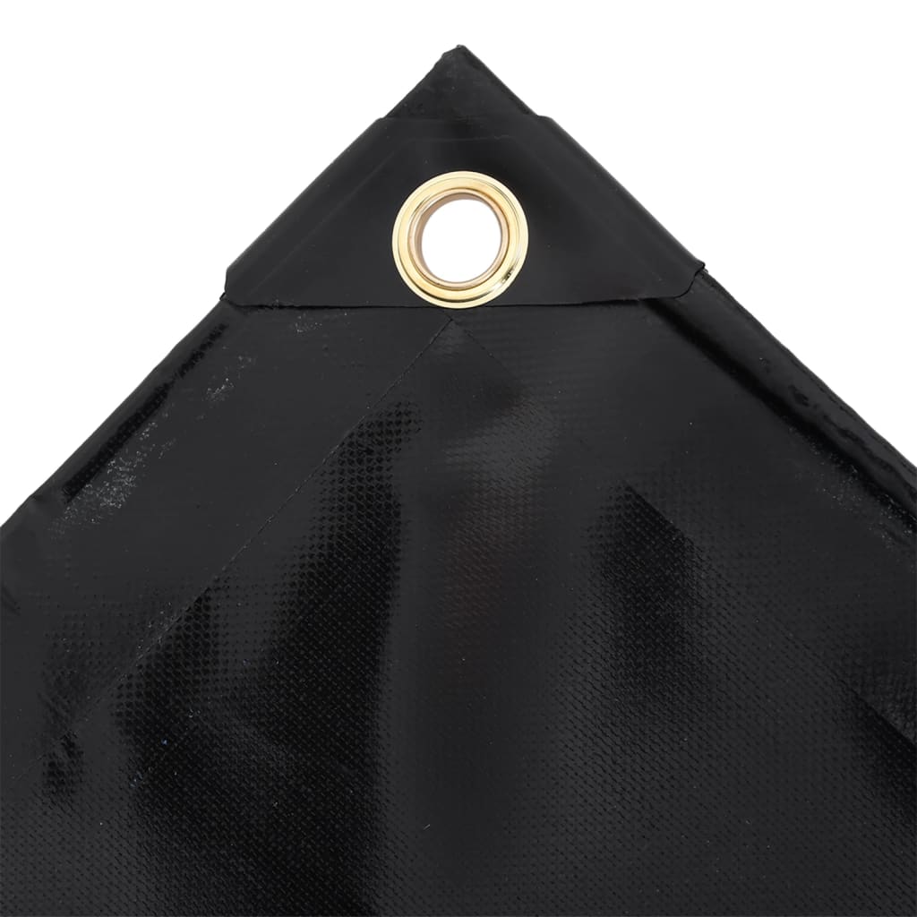 Dekzeil 650 G/M² ,5X6 M Zwart 1.5 x 6 m
