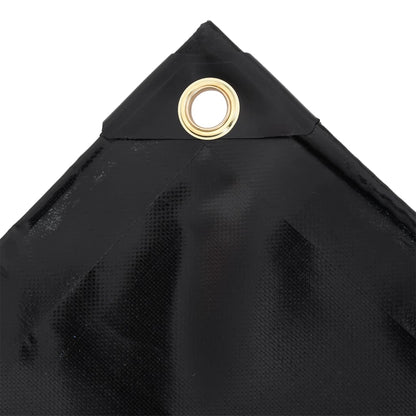 Dekzeil 650 G/M² ,5X6 M Zwart 1.5 x 6 m