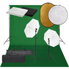 Fotostudioset Met Verlichtingsset, Achtergrond En Reflector 500 x 300 cm