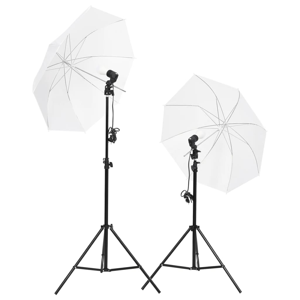 Fotostudioset Met Verlichtingsset, Achtergrond En Reflector 500 x 300 cm