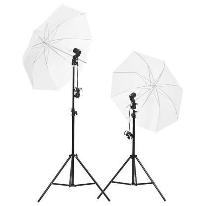 Fotostudioset Met Verlichtingsset, Achtergrond En Reflector 600 x 300 cm