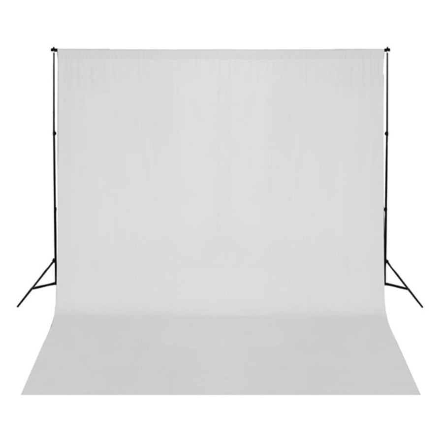 Fotostudioset Met Verlichtingsset En Achtergrond 300 x 300 cm Wit