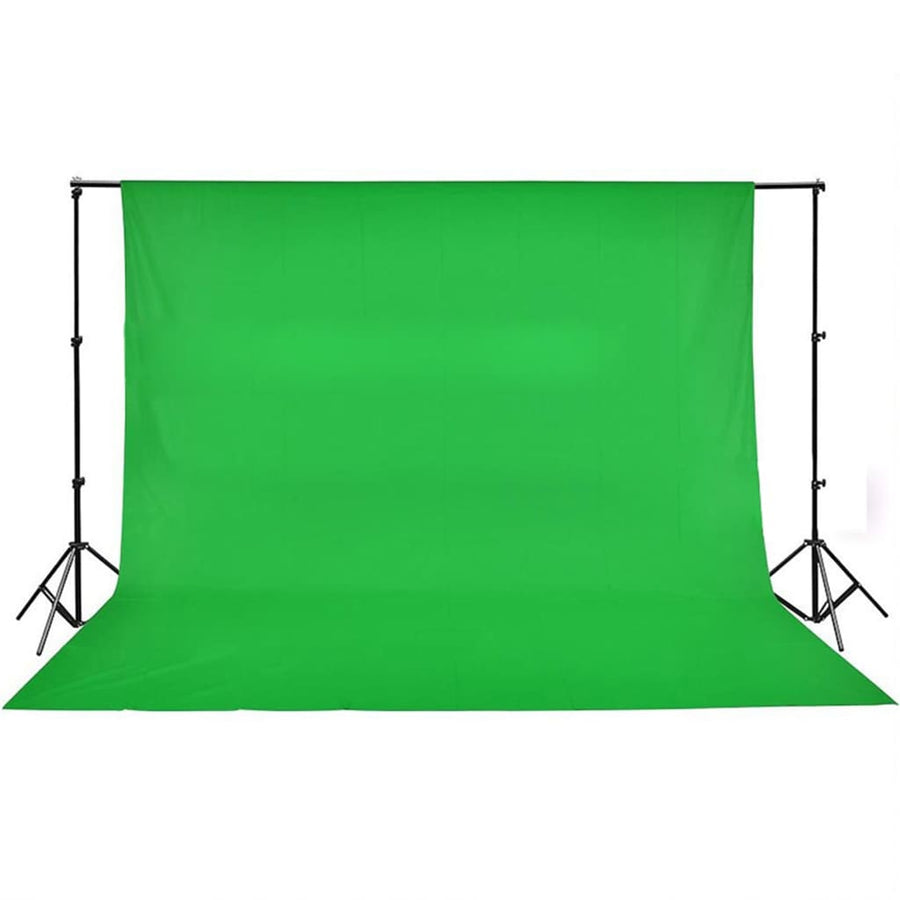 Fotostudioset Met Verlichtingsset En Achtergrond 500 x 300 cm Groen