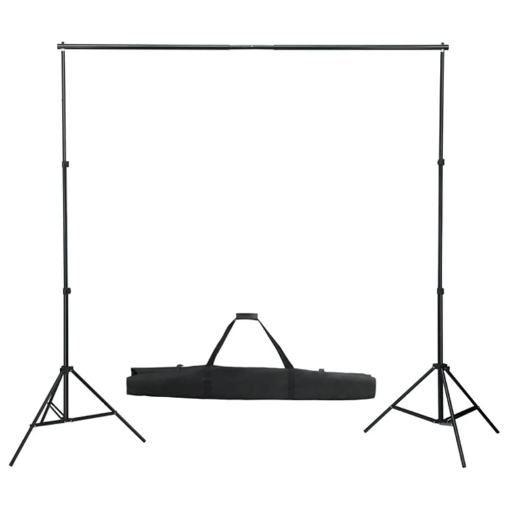 Fotostudioset Met Verlichtingsset, Achtergrond En Reflector 300 x 300 cm Wit