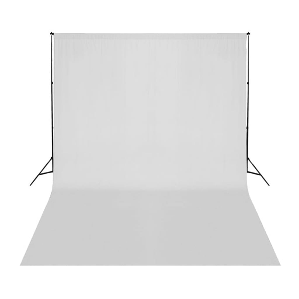 Fotostudioset Met Verlichtingsset, Achtergrond En Reflector 500 x 300 cm Wit