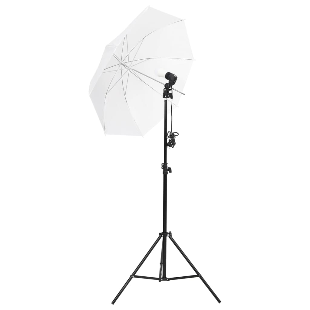 Fotostudioset Met Verlichtingsset, Achtergrond En Reflector 500 x 300 cm Wit