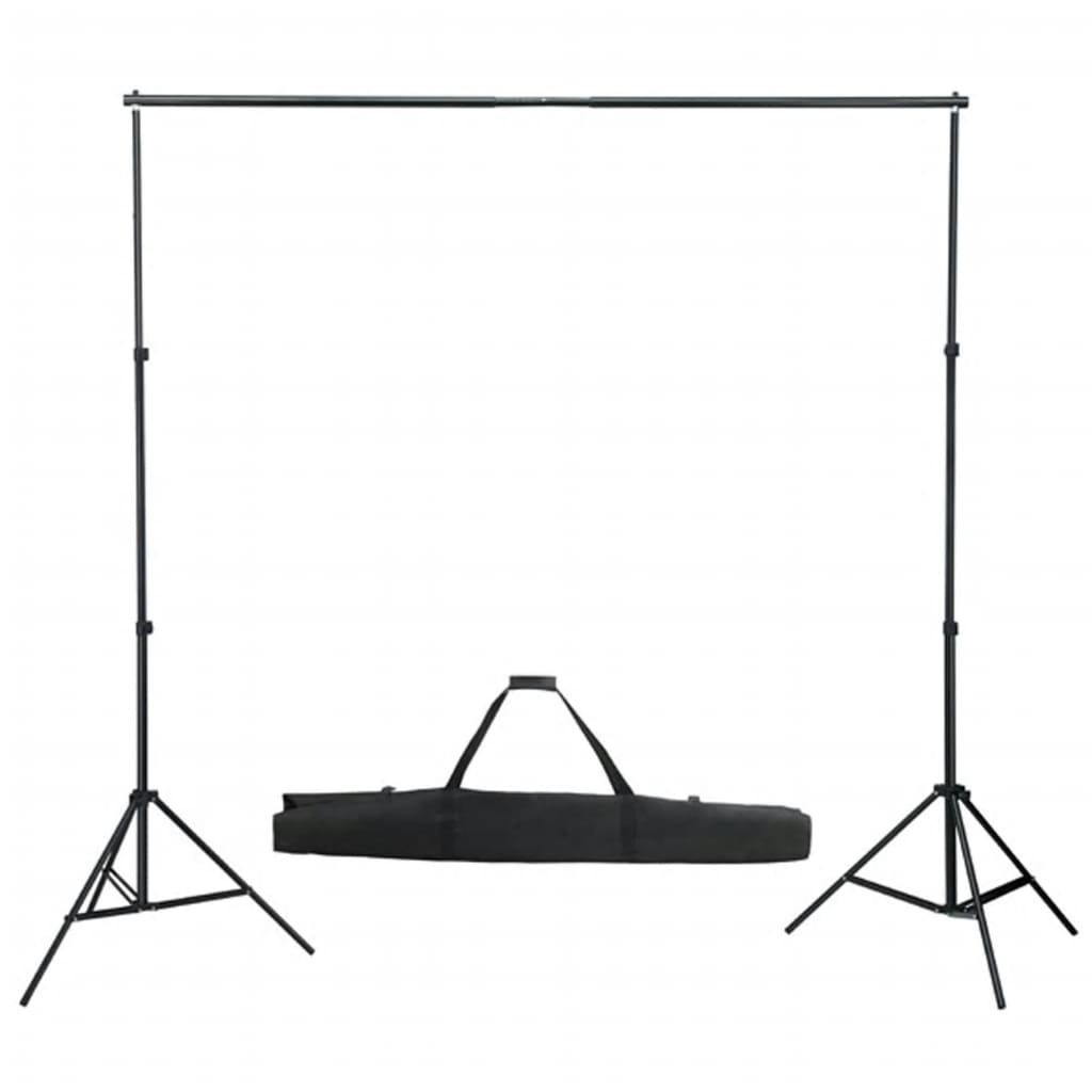 Fotostudioset Met Verlichtingsset, Achtergrond En Reflector 500 x 300 cm Wit