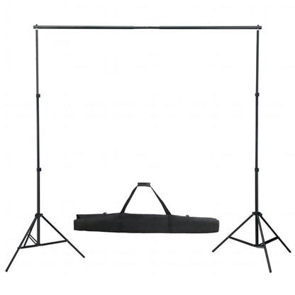 Fotostudioset Met Verlichtingsset, Achtergrond En Reflector 500 x 300 cm Wit