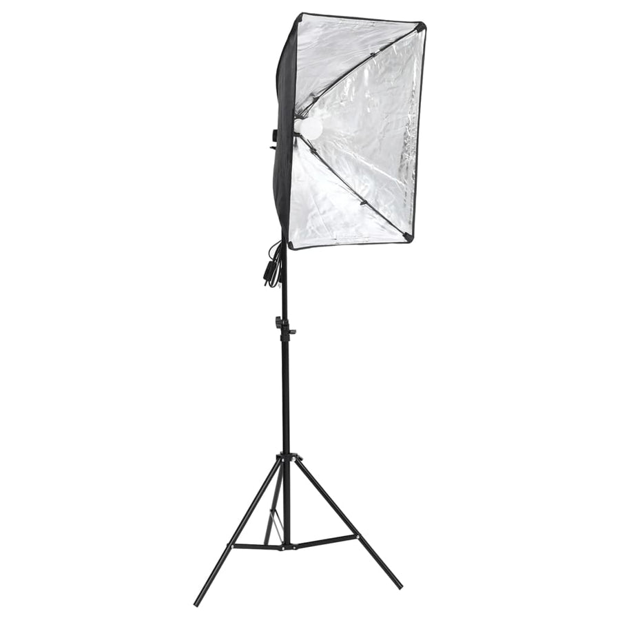 Fotostudioset Met Softboxlamp, Achtergrond En Reflector