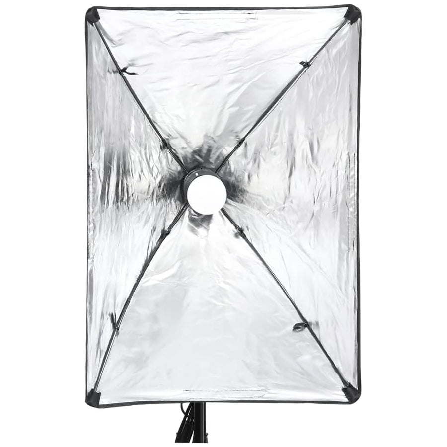 Fotostudioset Met Softboxlamp, Achtergrond En Reflector
