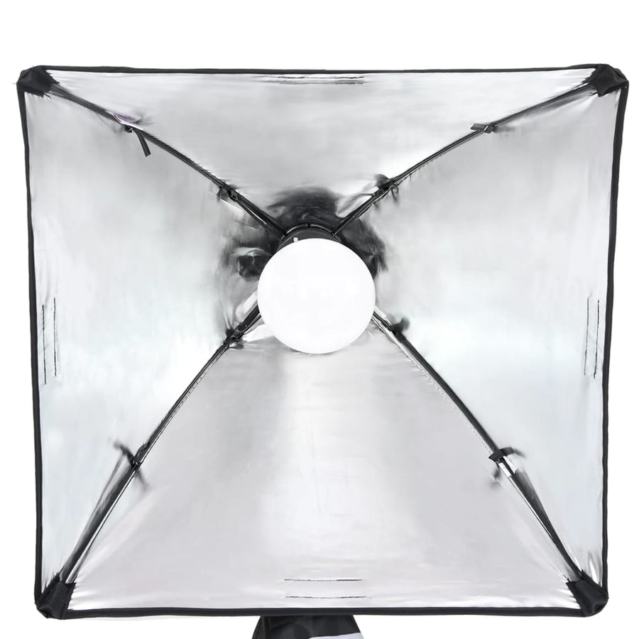 Fotostudioset Met Verlichtingsset En Achtergrond