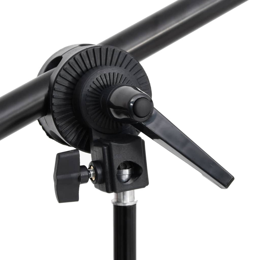 Fotostudioset Met Verlichtingsset En Achtergrond