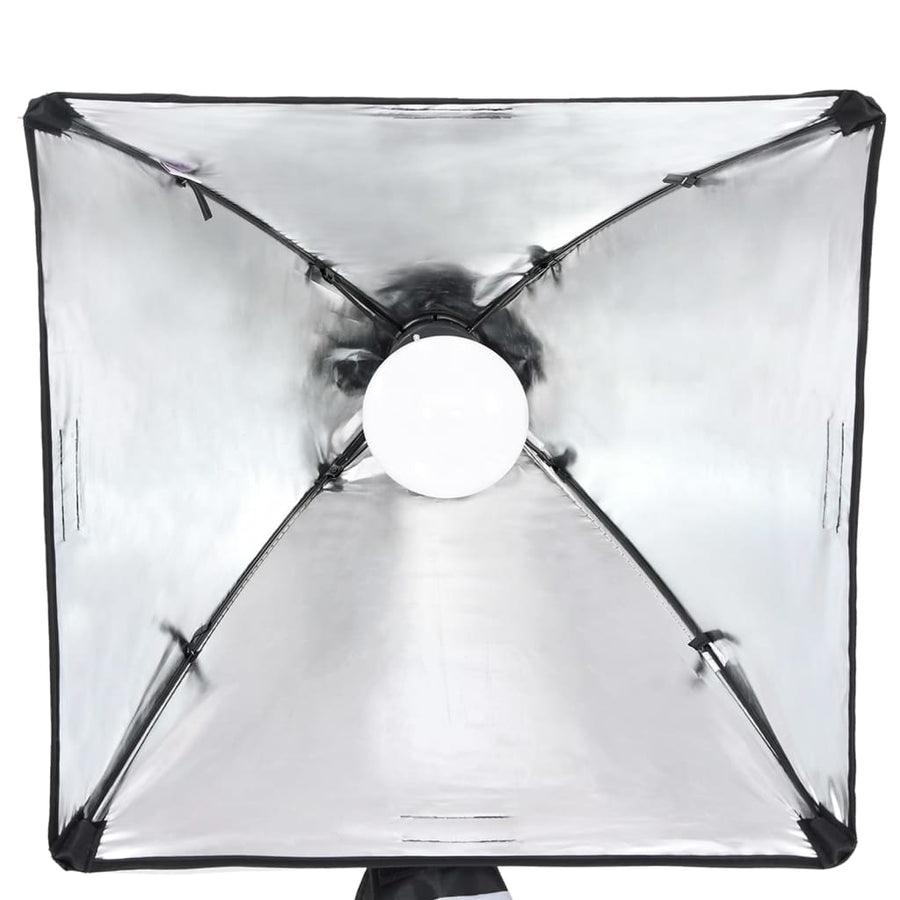 Fotostudioset Met Verlichtingsset En Achtergrond