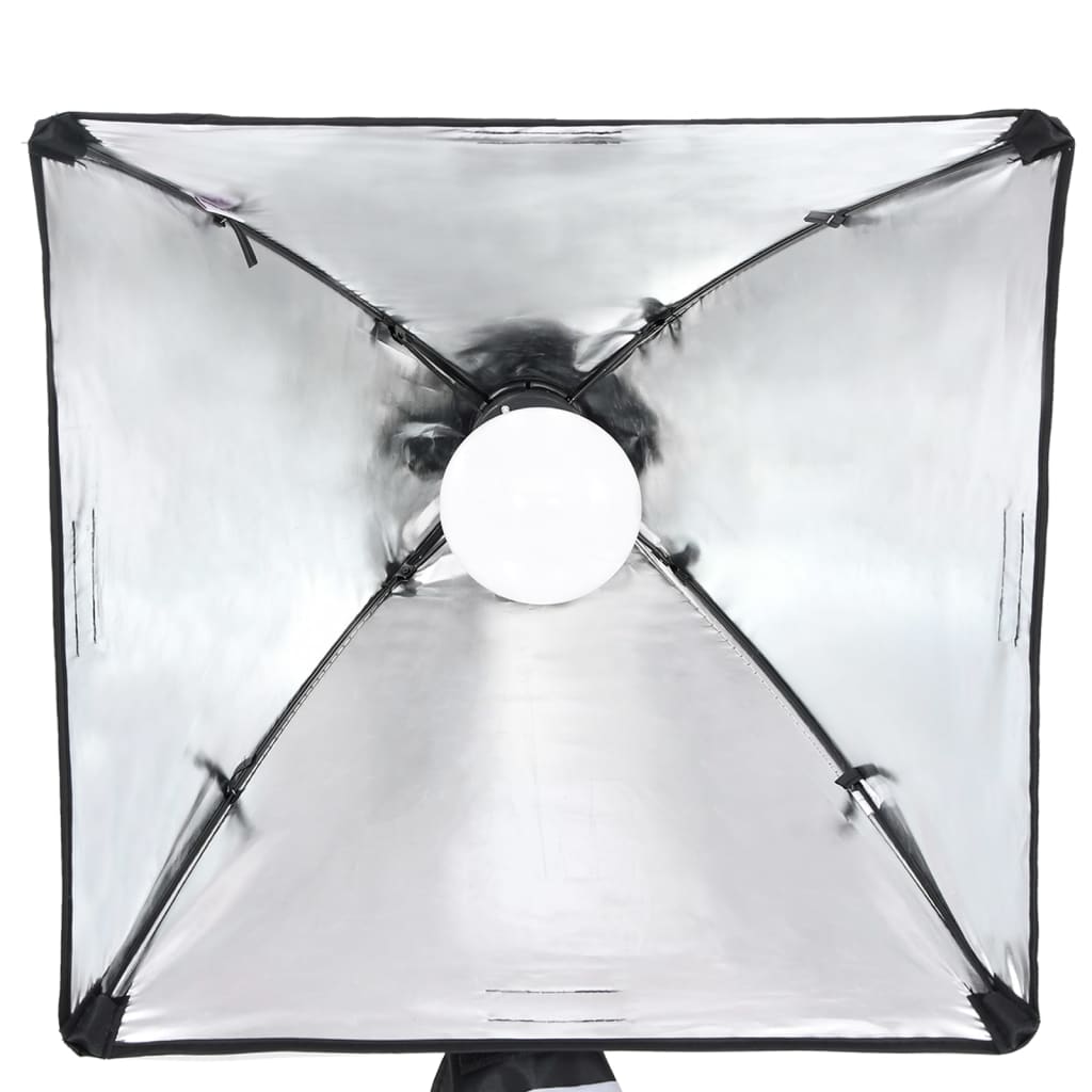 Fotostudioset Met Verlichtingsset, Achtergrond En Reflector