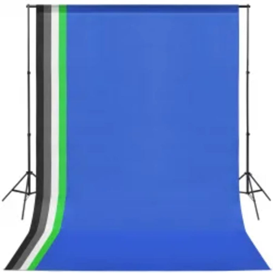 Fotostudioset Met Verlichtingsset En Achtergrond