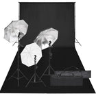 Photo Studio Set with Lighting Kit and Backdrop