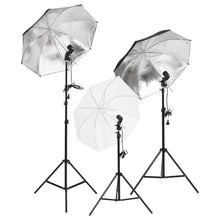 Fotostudioset Met Verlichtingsset, Achtergrond En Reflector