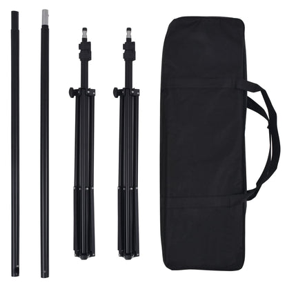 Fotostudioset Met Verlichtingsset, Achtergrond En Reflector