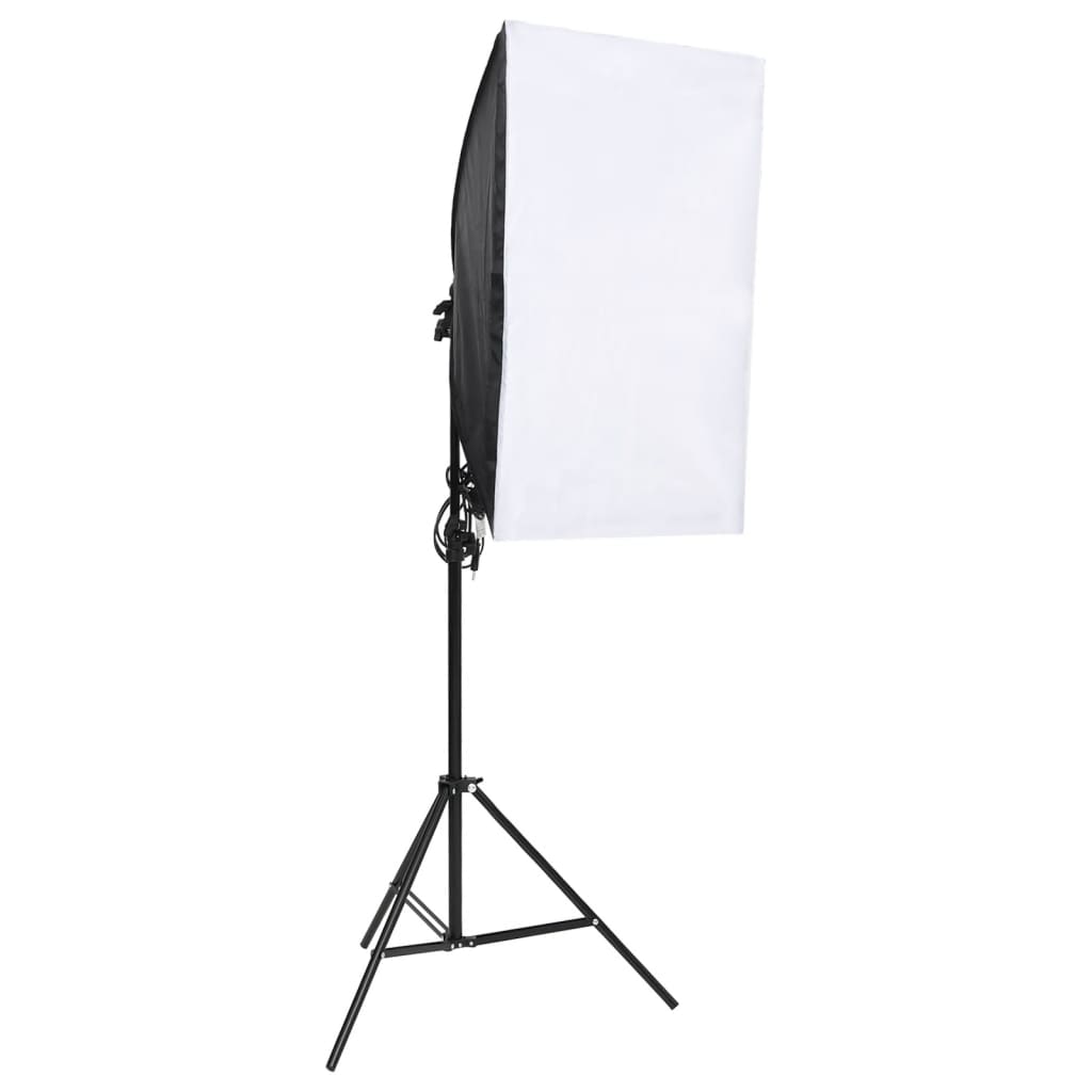 Fotostudioset Met Verlichtingsset, Achtergrond En Reflector
