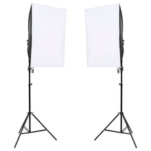 Fotostudioset Met Verlichtingsset En Achtergrond