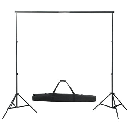 Fotostudioset Met Verlichtingsset, Achtergrond En Reflector