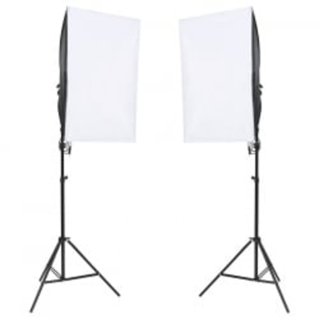 Fotostudioset Met Verlichtingsset, Achtergrond En Reflector