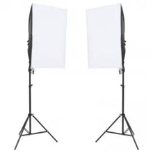 Fotostudioset Met Verlichtingsset, Achtergrond En Reflector