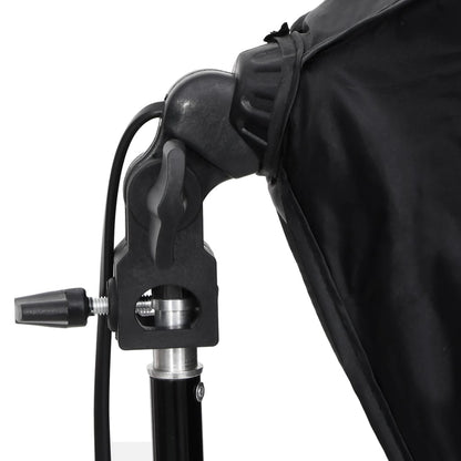 Fotostudioset Met Verlichtingsset, Achtergrond En Reflector