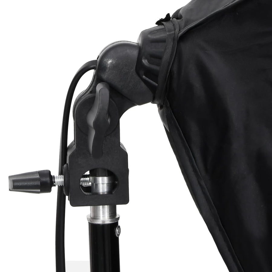 Fotostudioset Met Verlichtingsset En Achtergrond