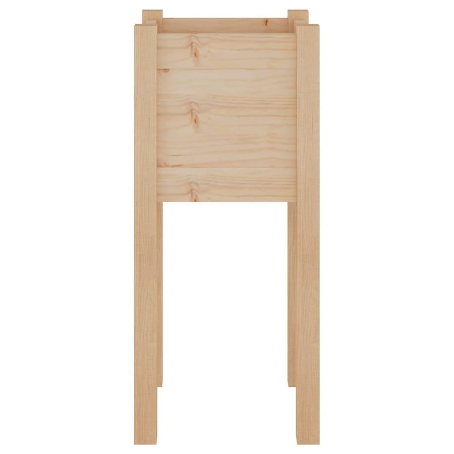 Plantenbakken 3X3X70 Cm Massief Grenenhout 2 1 Naturel
