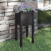 Plantenbak 3X3X70 Cm Massief Grenenhout 1 Zwart