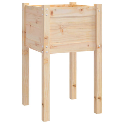Plantenbakken 40X40X70 Cm Massief Grenenhout 2 1 Naturel