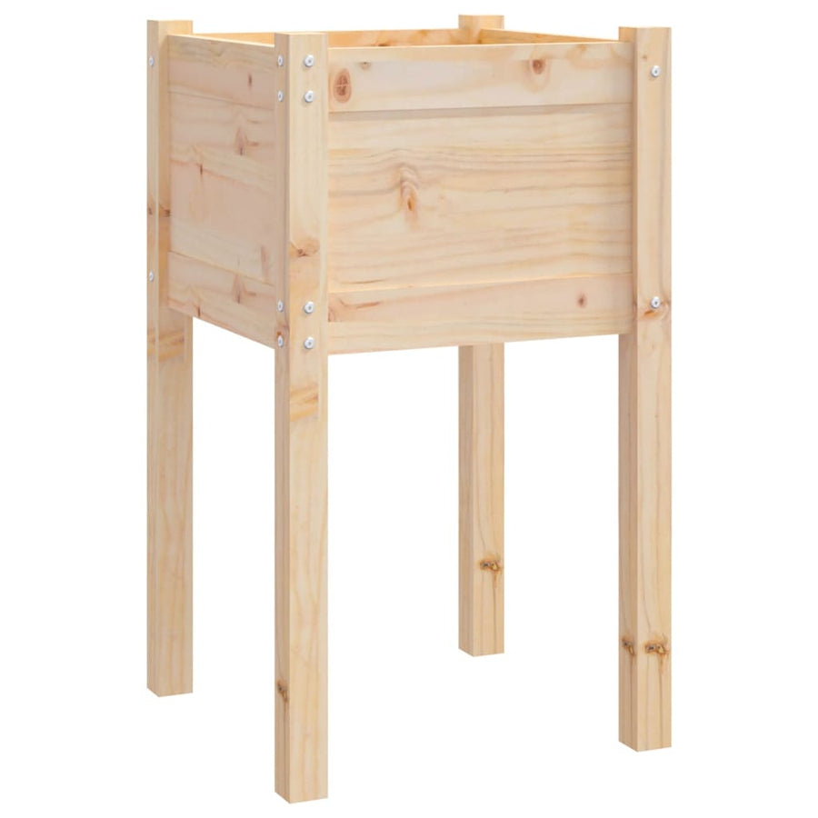 Plantenbakken 40X40X70 Cm Massief Grenenhout 2 1 Naturel