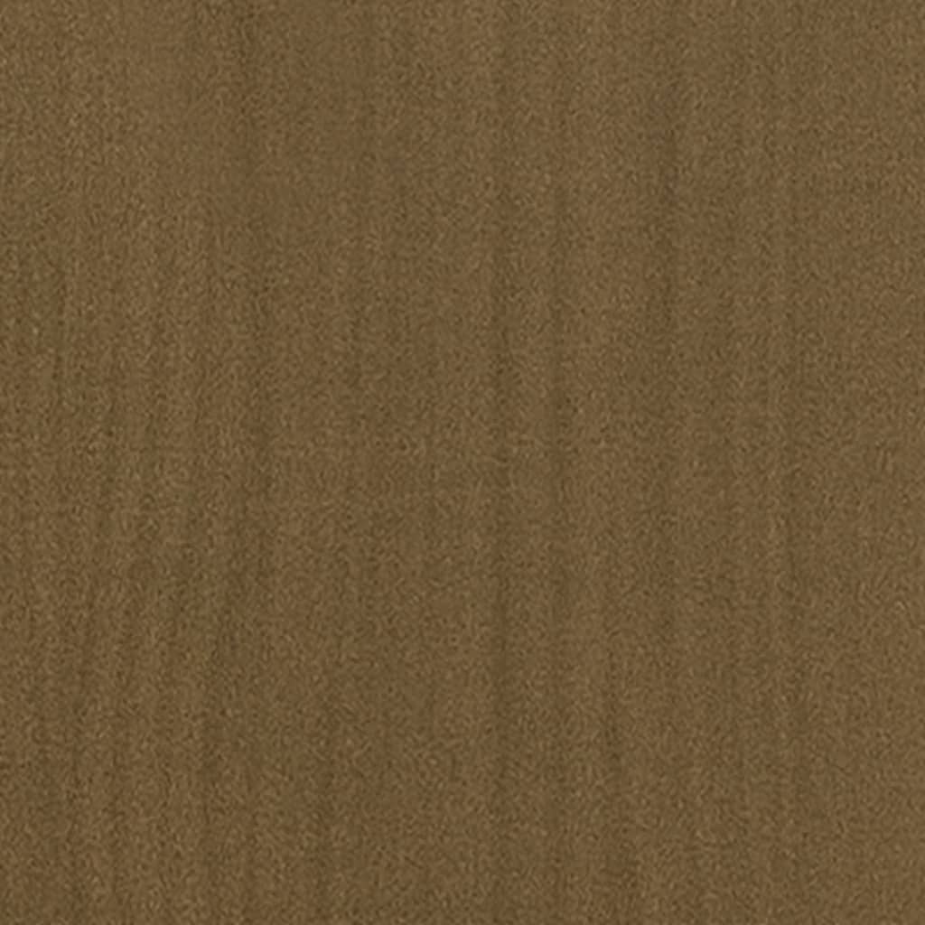 Plantenbak 40X40X70 Cm Massief Grenenhout 1 Honingbruin