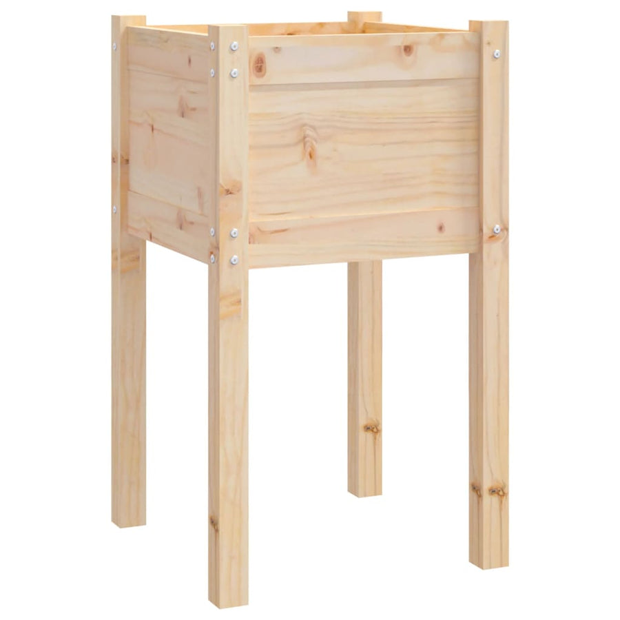Plantenbak 50X50X70 Cm Massief Grenenhout 1 Naturel