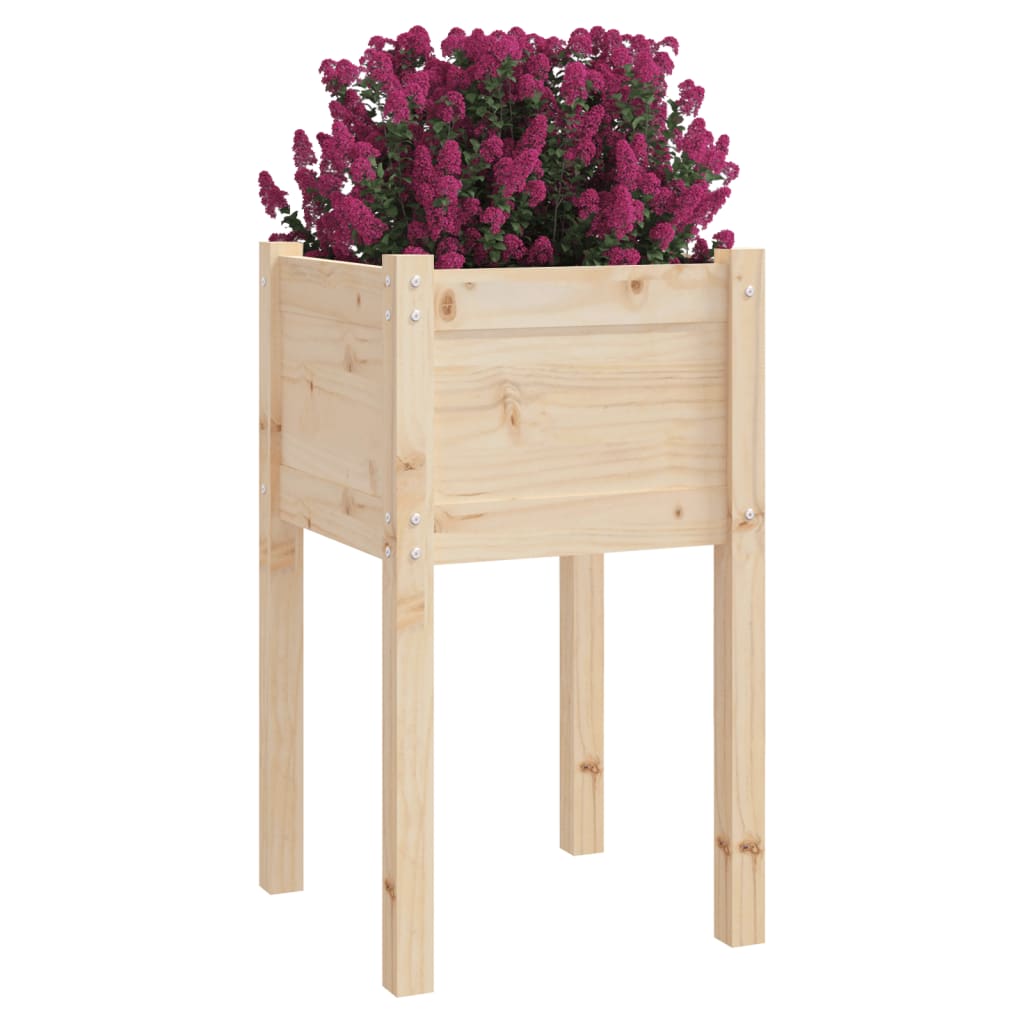 Plantenbak 50X50X70 Cm Massief Grenenhout 1 Naturel