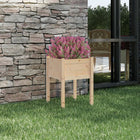 Planter box 50x50x70 cm solid pine wood