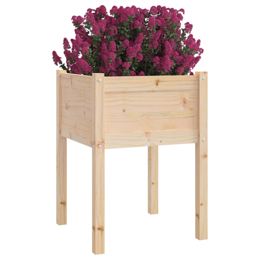 Plantenbakken 50X50X70 Cm Massief Grenenhout 2 1 Naturel