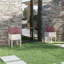 Plantenbakken 50X50X70 Cm Massief Grenenhout 2 1 Wit