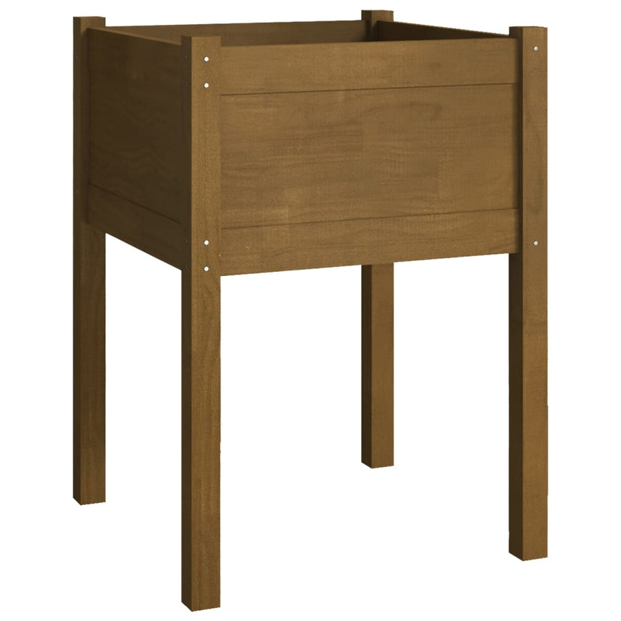 Plantenbaken 50X50X70 Cm Massief Grenenhout 2 1 Honingbruin