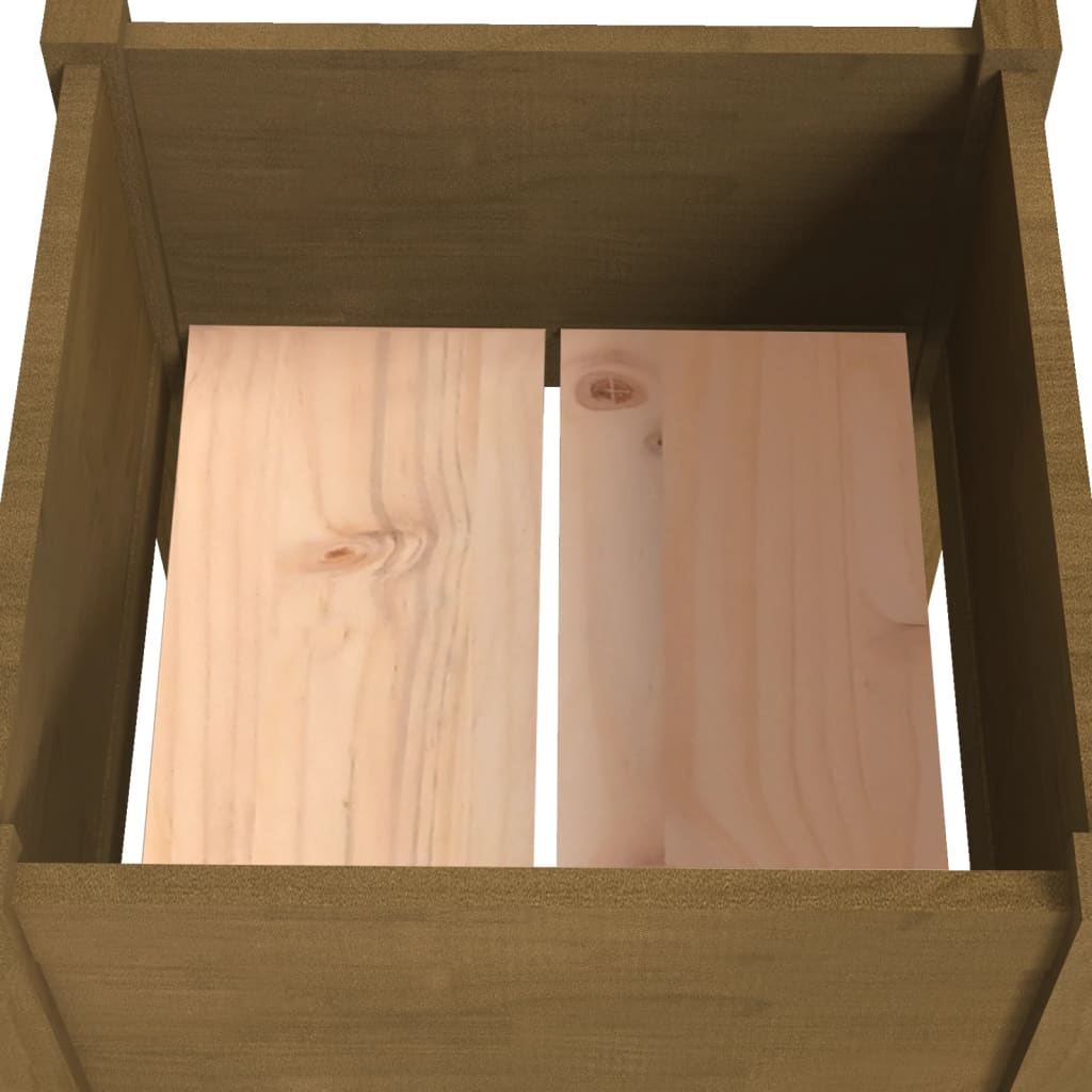 Plantenbaken 50X50X70 Cm Massief Grenenhout 2 1 Honingbruin