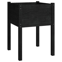Plantenbak 50X50X70 Cm Massief Grenenhout 1 Zwart
